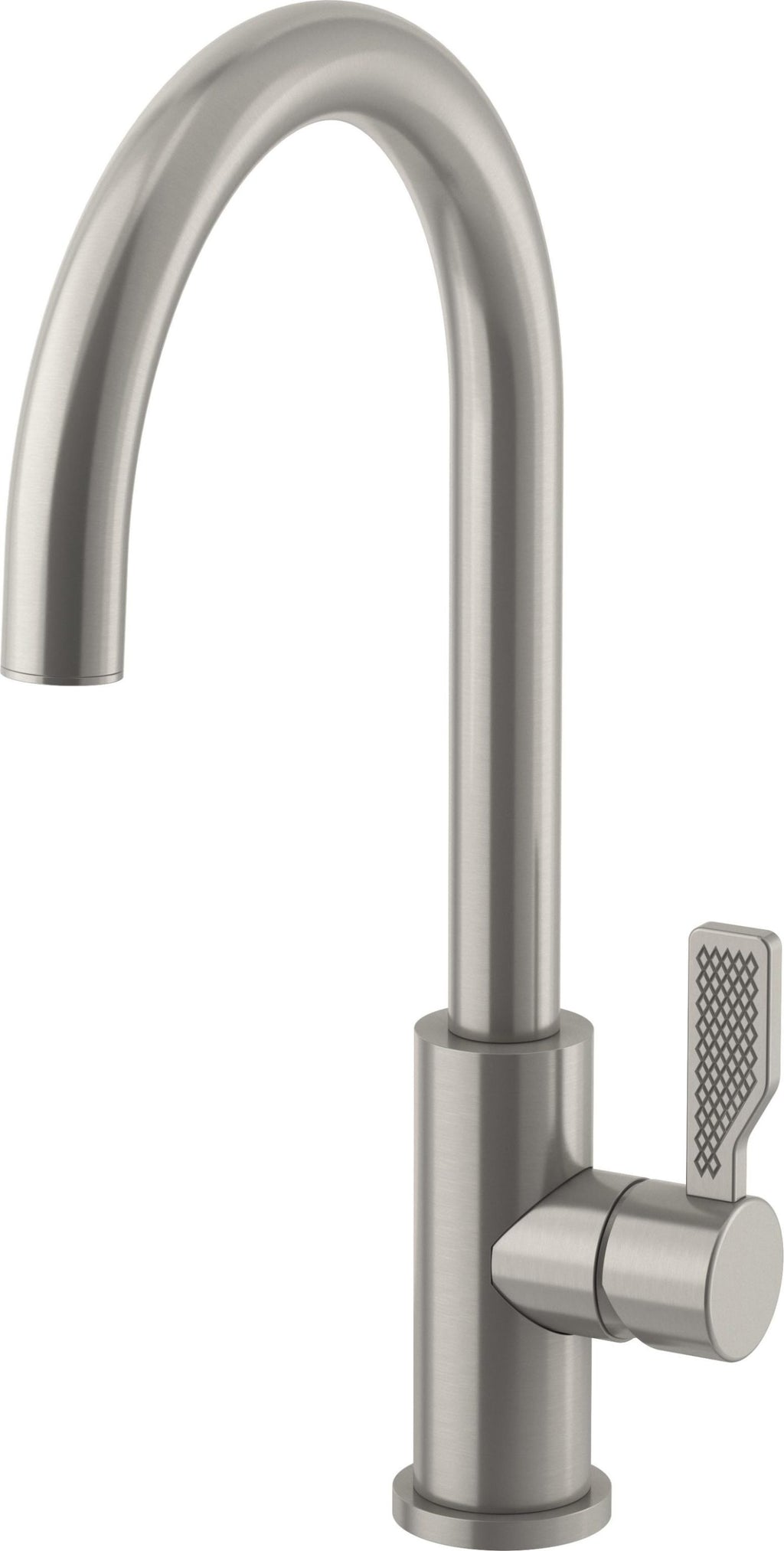California Faucets COTO Llave de Cocina Fijo - Surtidor en Arco Bajo - Acero Inoxidable Satinado