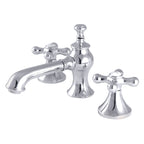 Kingston Brass Vintage - Llave de Lavabo Widespread (3 Orificios), con Dos Manerales — Cromo Pulido