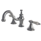 Kingston Brass Bel-Air - Llave de Lavabo Widespread (3 Orificios), con Dos Manerales — Cromo Pulido