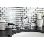 Kingston Brass Duchess - Llave de Lavabo Widespread (3 Orificios), con Dos Manerales — Ambientación 1