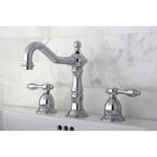 Kingston Brass Tudor - Llave de Lavabo Widespread (3 Orificios), con Dos Manerales — Ambientación 1