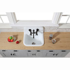 Kingston Brass Heirloom Vintage — Mezcladora Puente de Pared, Dos Manijas, 2 Orificios — Bronce Aceitado — Ambientación 6