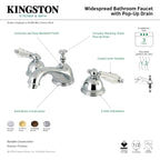 Kingston Brass Wilshire - Llave de Lavabo Widespread (3 Orificios), con Dos Manerales — Guía de Instalación 1