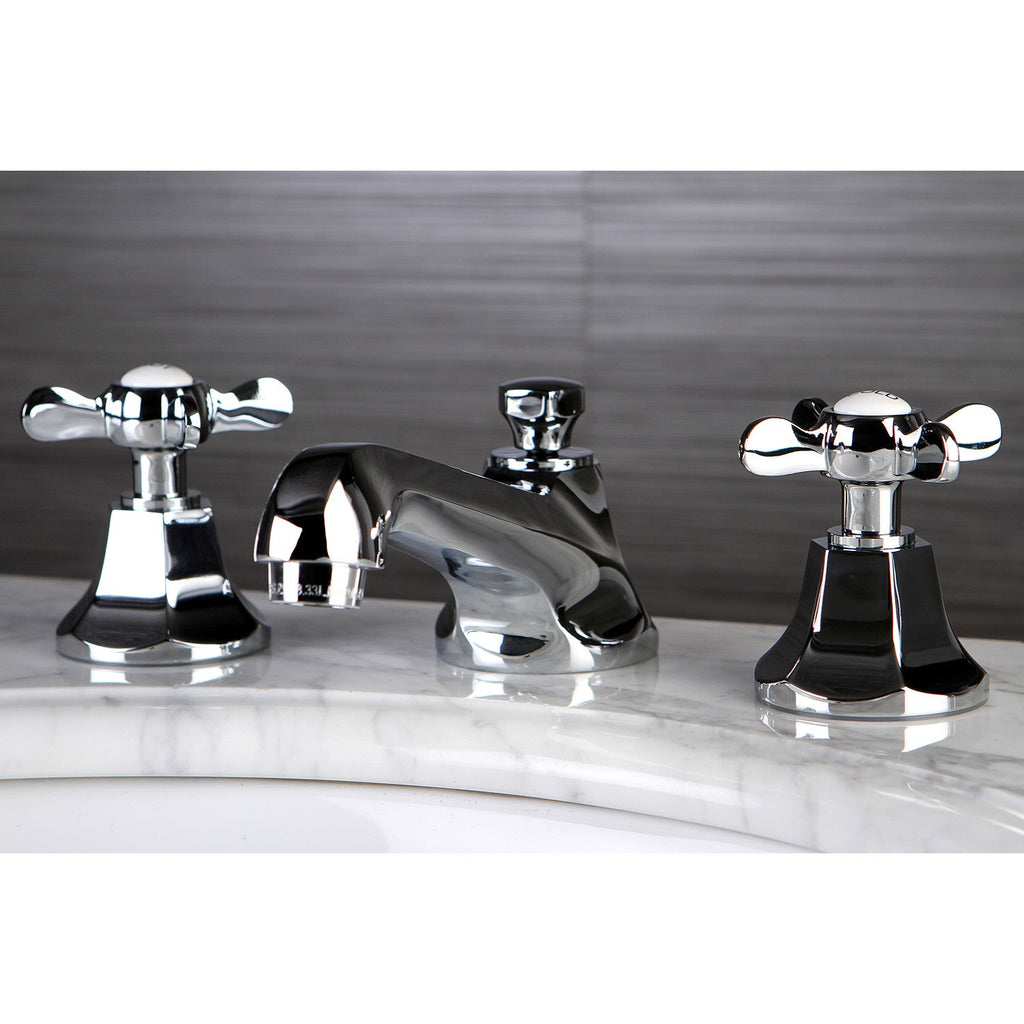 Kingston Brass Essex - Llave de Lavabo Widespread (3 Orificios), con Dos Manerales — Ambientación 1