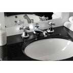 Kingston Brass Hamilton - Llave de Lavabo Widespread (3 Orificios), con Dos Manerales — Ambientación 3