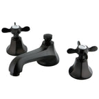 Kingston Brass Essex - Llave de Lavabo Widespread (3 Orificios), con Dos Manerales — Bronce Aceitado