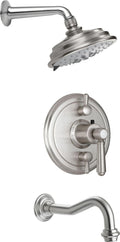 California Faucets Montecito Sistema de Regadera StyleTherm Termostático de 1/2" con Regadera y Pico de Tina
