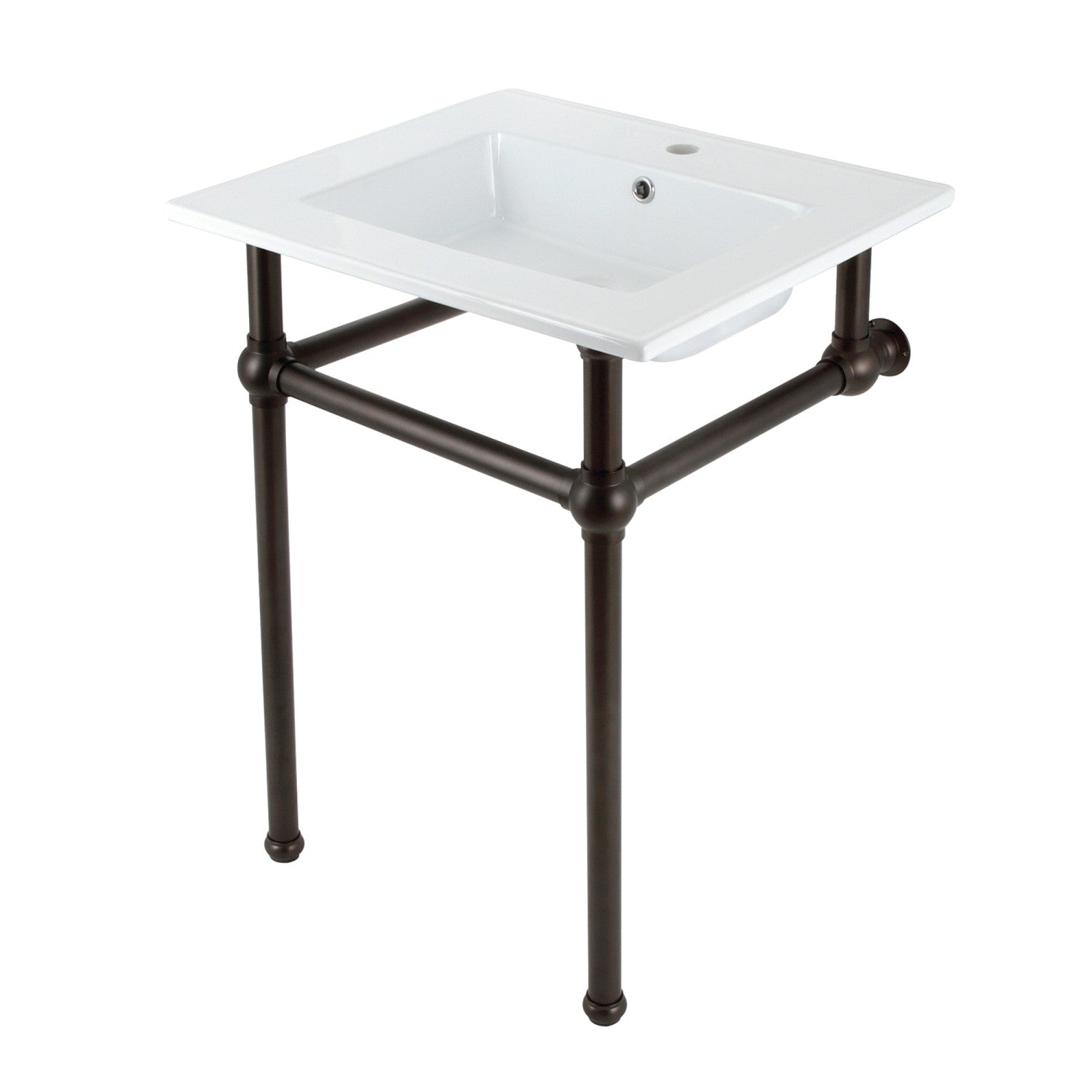 Kingston Brass Templeton lavabo consola — Bronce Aceitado