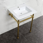 Kingston Brass Templeton lavabo consola — vista