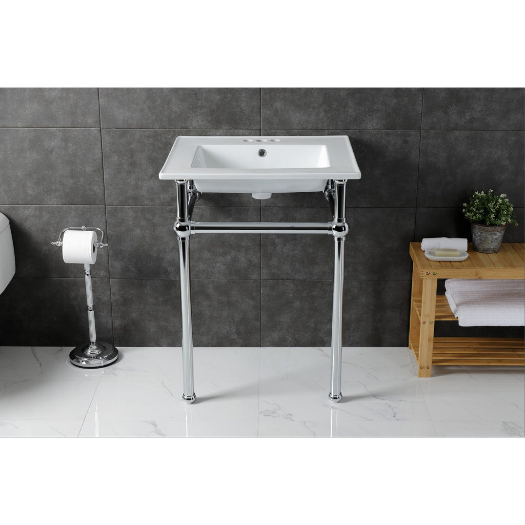 Kingston Brass Templeton lavabo consola — vista
