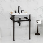Kingston Brass Templeton lavabo consola — vista