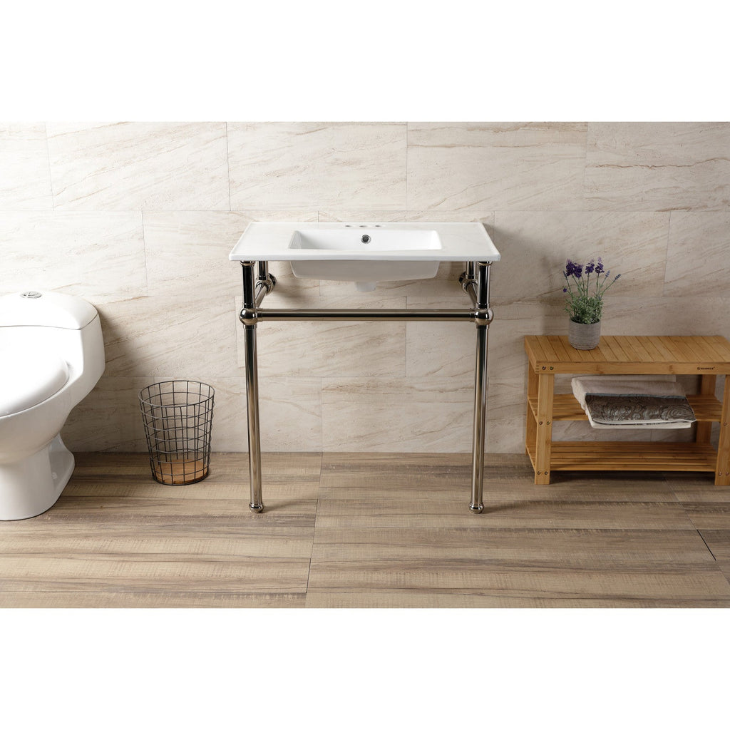 Kingston Brass Templeton lavabo consola — vista