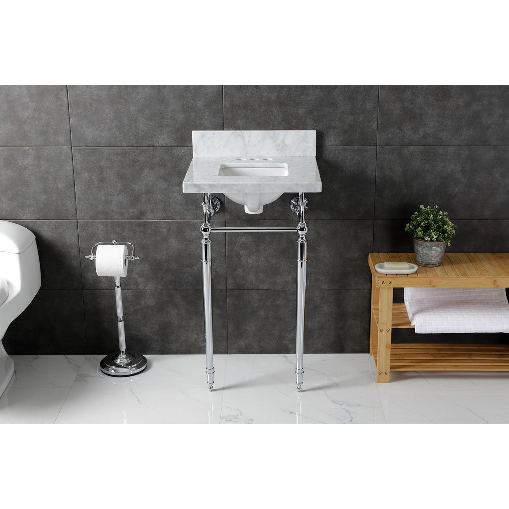 Kingston Brass Edwardian lavabo consola — vista