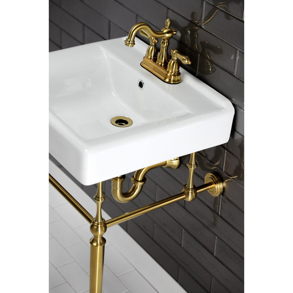 Kingston Brass Edwardian lavabo consola — vista