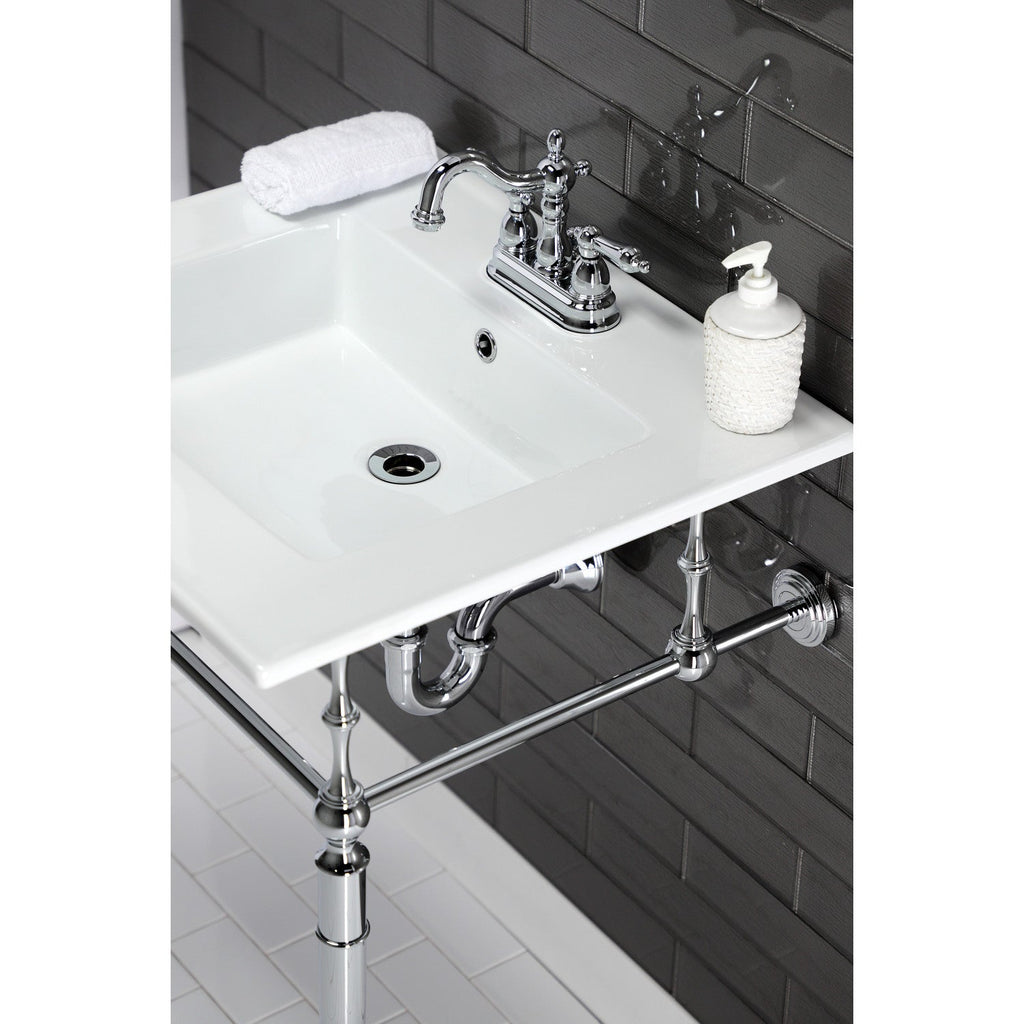 Kingston Brass Edwardian lavabo consola — vista