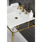 Kingston Brass Edwardian lavabo consola — vista