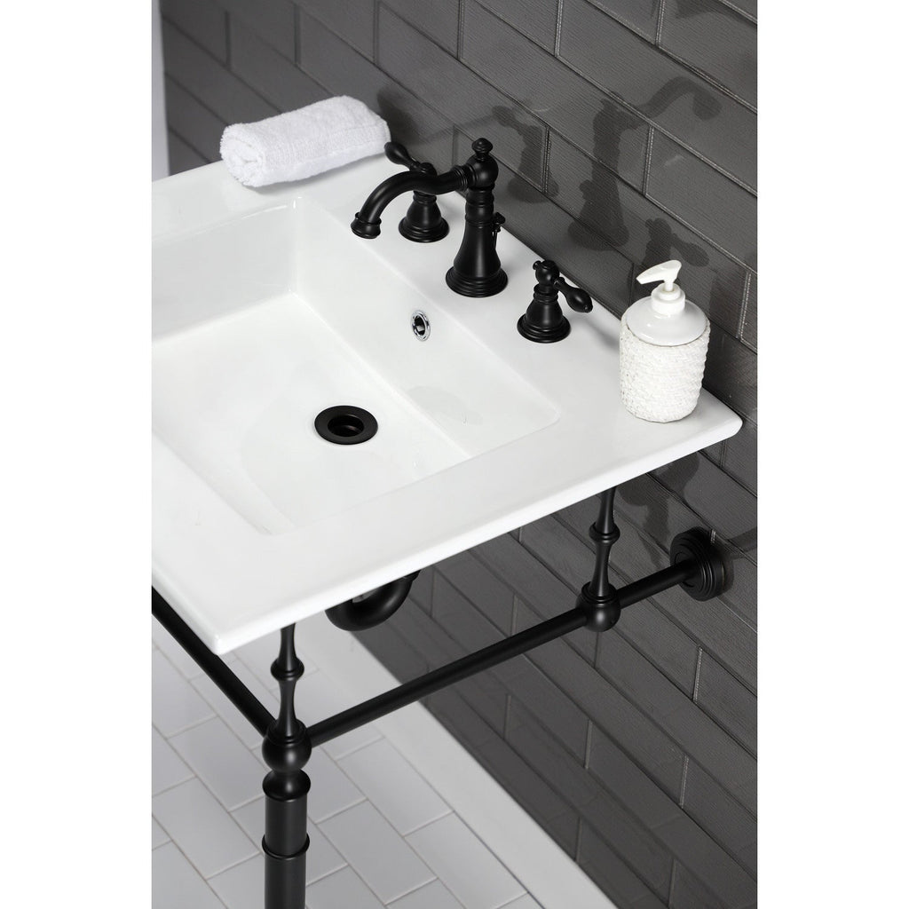 Kingston Brass Edwardian lavabo consola — vista