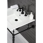 Kingston Brass Edwardian lavabo consola — vista