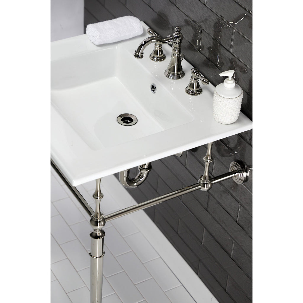 Kingston Brass Edwardian lavabo consola — vista
