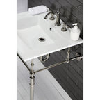 Kingston Brass Edwardian lavabo consola — vista