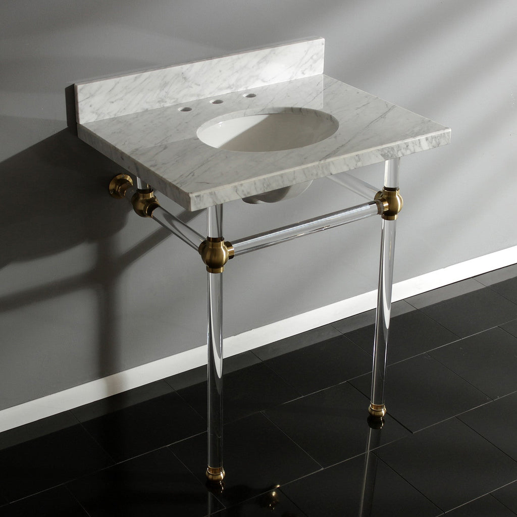 Kingston Brass Templeton lavabo consola — vista