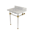 Kingston Brass Templeton lavabo consola — Latón Cepillado