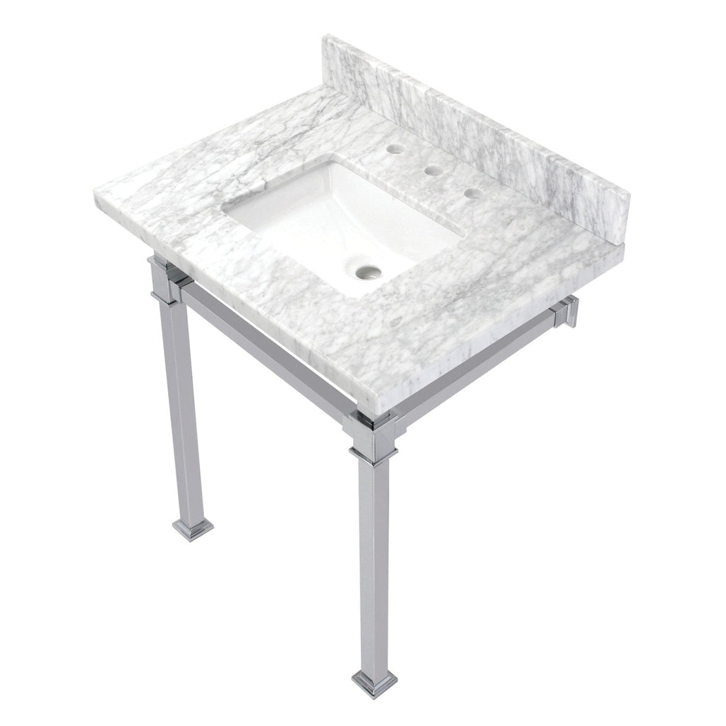 Kingston Brass Monarch lavabo consola — Cromo Pulido