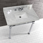 Kingston Brass Monarch lavabo consola — vista