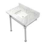 Kingston Brass Monarch lavabo consola — Cromo Pulido