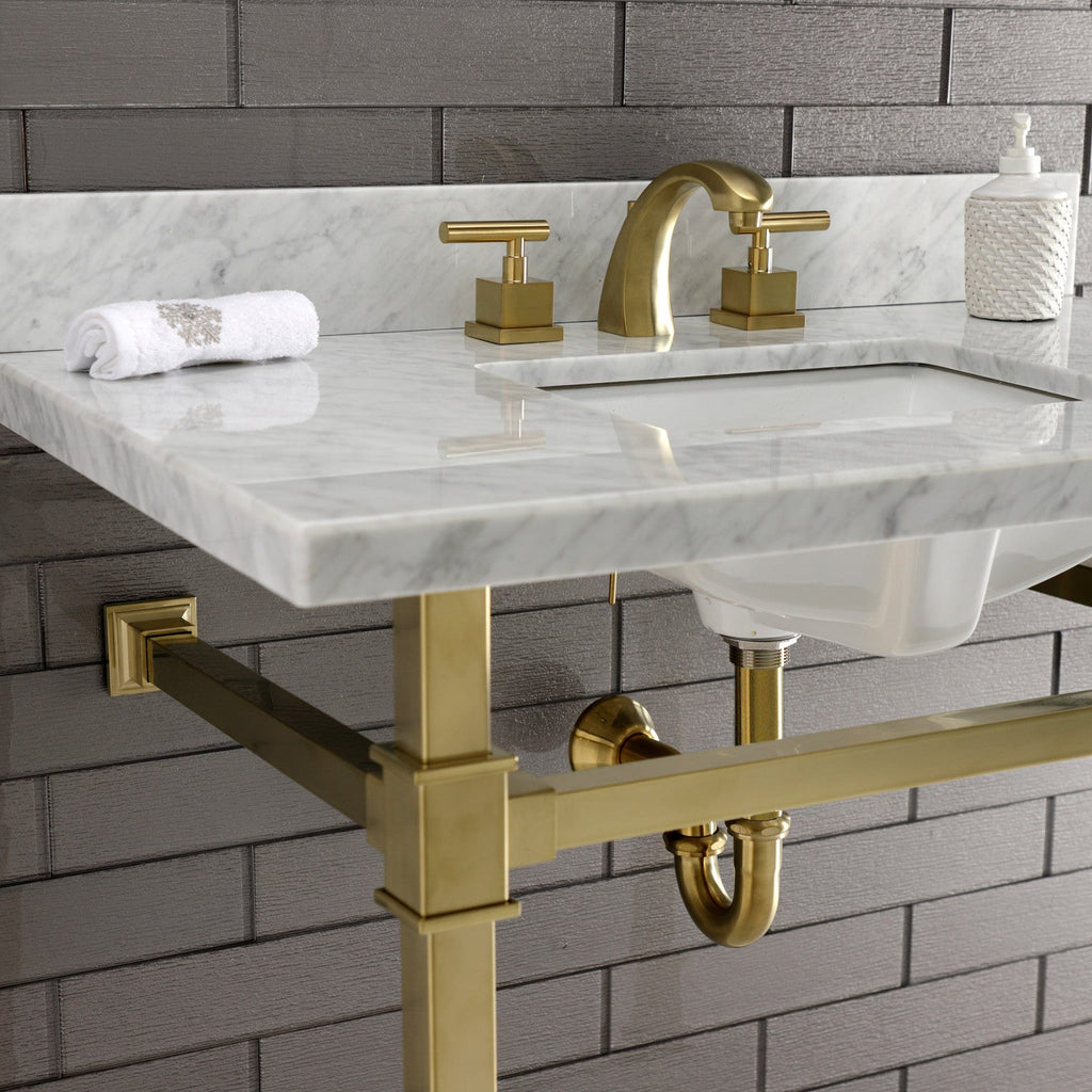 Kingston Brass Monarch lavabo consola — vista