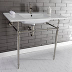 Kingston Brass Edwardian lavabo consola — vista