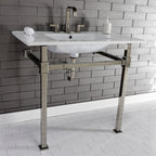 Kingston Brass Monarch lavabo consola — vista