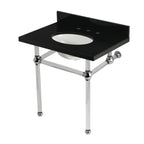 Kingston Brass Templeton lavabo consola — Cromo Pulido