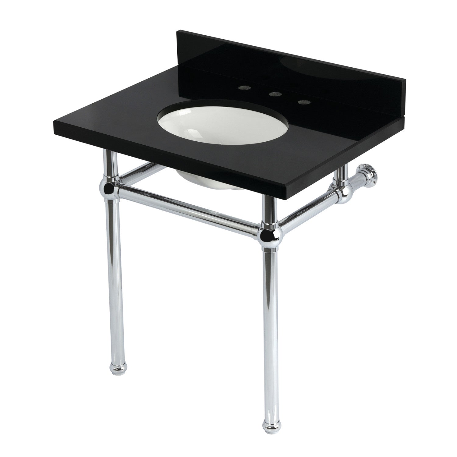Kingston Brass Templeton lavabo consola — Cromo Pulido