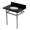 Kingston Brass Templeton lavabo consola — Níquel Cepillado