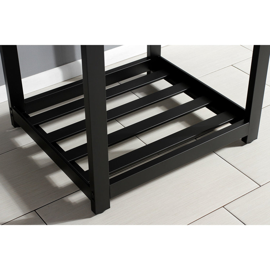 Kingston Brass Kingston Commercial lavabo consola — vista