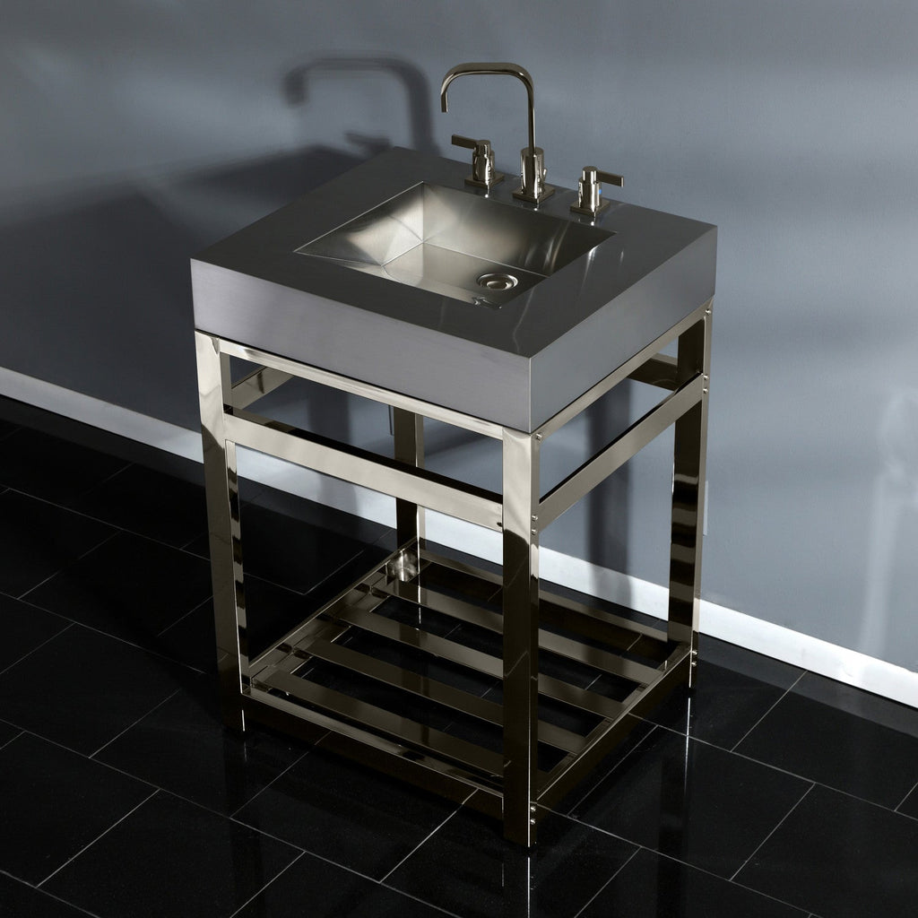 Kingston Brass Kingston Commercial lavabo consola — vista