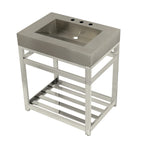 Kingston Brass Kingston Commercial lavabo consola — Níquel Pulido