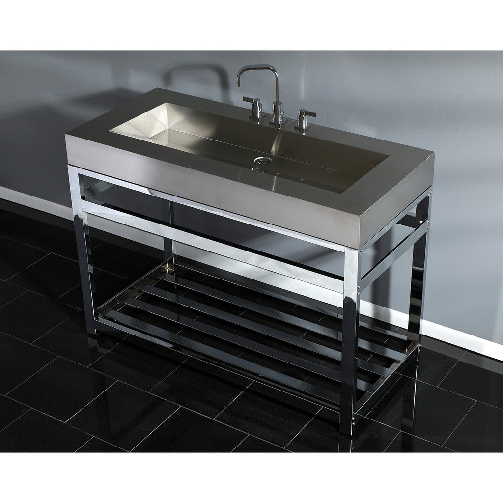 Kingston Brass Kingston Commercial lavabo consola — vista