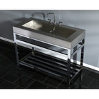Kingston Brass Kingston Commercial lavabo consola — vista
