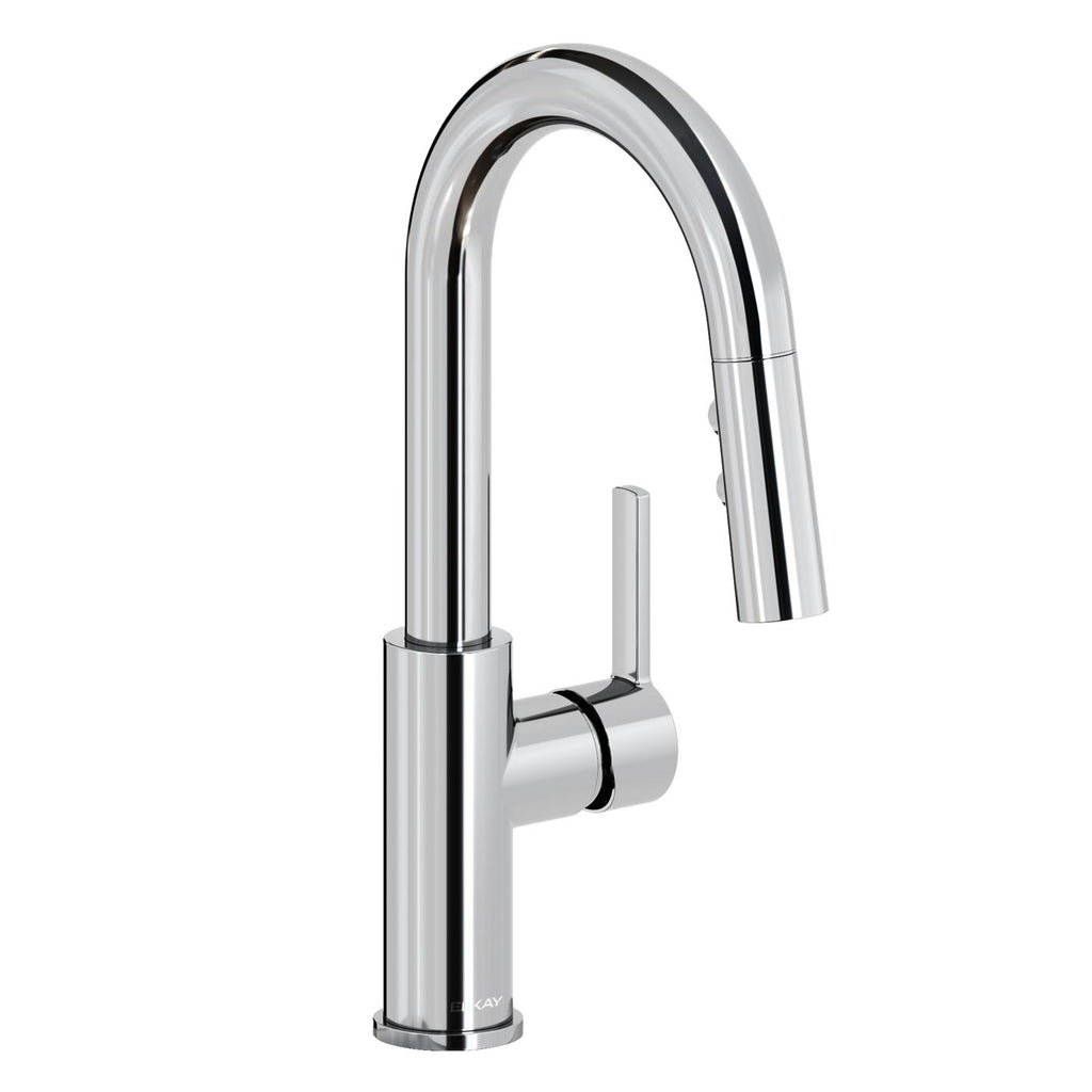 Elkay Tarja Crosstown® Calibre 18 Acero Inoxidable 13-1/2" x 18-1/2" x 9" de Un Tazón Bajo Cubierta Bar (Kit con Llave Rejilla de Fondo y Drenaje) — vista de producto
