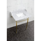 Kingston Brass Habsburg lavabo consola — vista