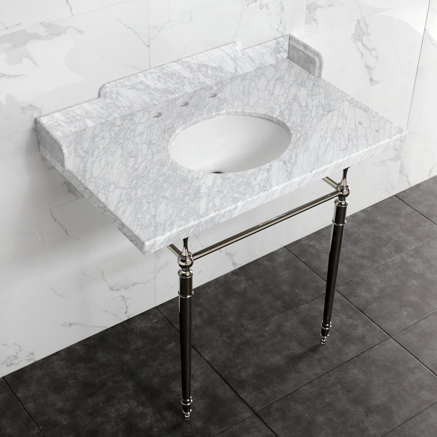 Kingston Brass Habsburg lavabo consola — vista