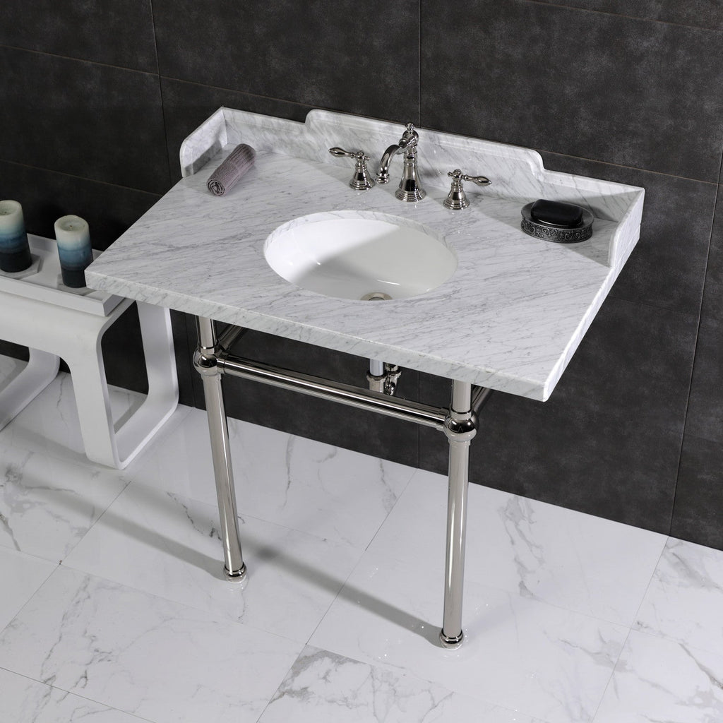 Kingston Brass Pemberton lavabo consola — vista