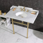 Kingston Brass Pemberton lavabo consola — vista