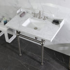 Kingston Brass Pemberton lavabo consola — vista