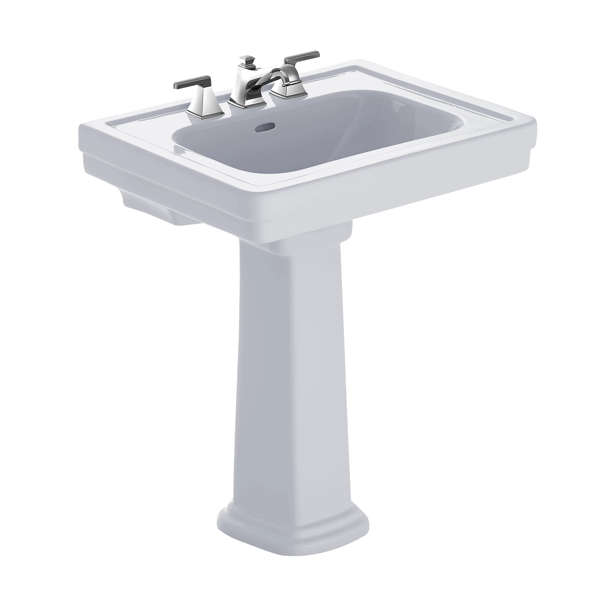 TOTO Promenade Lavabo con Pedestal - Blanco