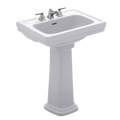 TOTO Promenade Lavabo con Pedestal (LPT532N) - Blanco