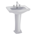 TOTO Clayton Lavabo con Pedestal - Blanco