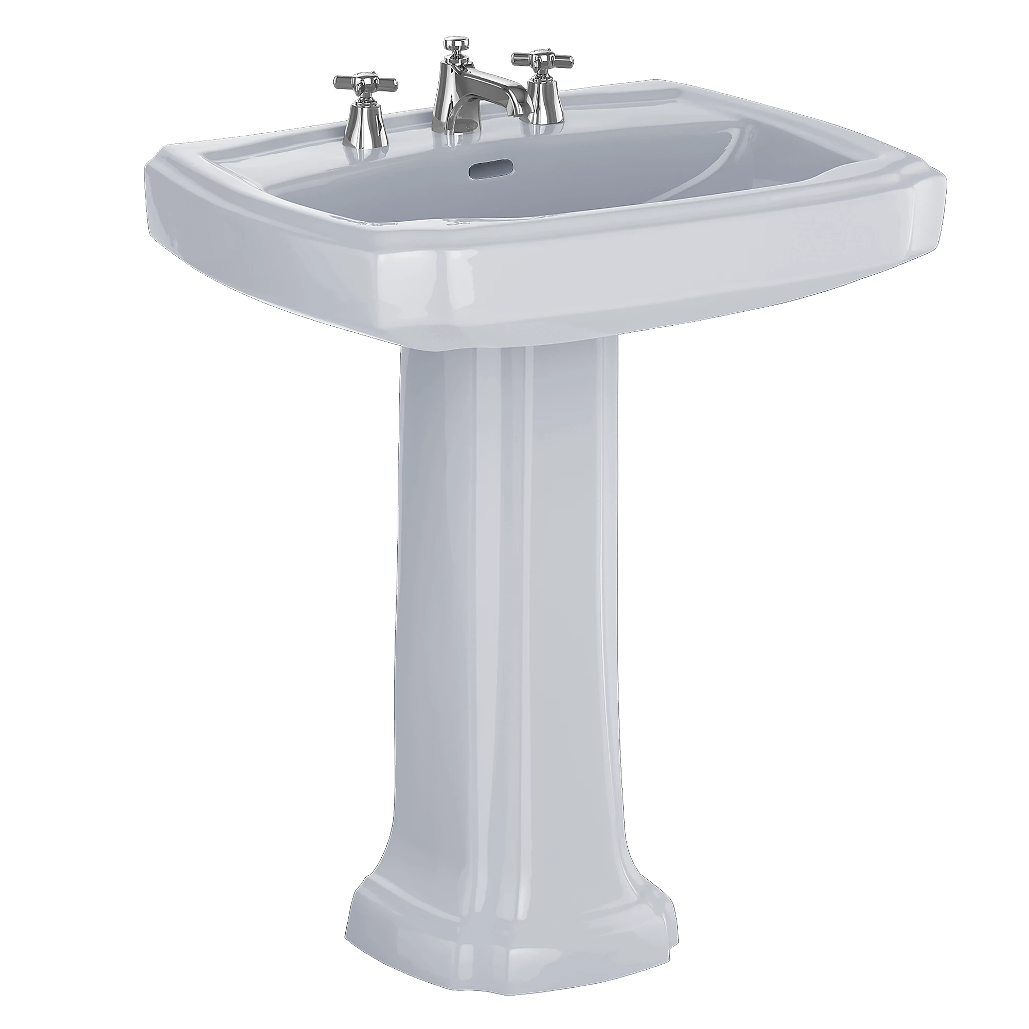 TOTO Guinevere Lavabo con Pedestal 69 cm - Blanco